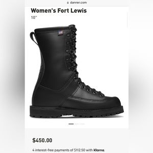 Danner Fort Lewis Goretex safety toe Women’s boots 7.5